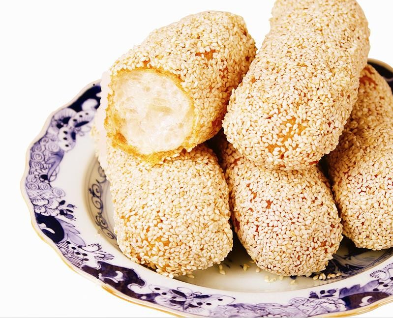 The Polygonum flower sugar special production authentic traditional handmade sesame crisp big gold fruits old goons Big Beijing-fruit pillow ghee with candy