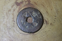 The Qing Dynasty old copper money ancient coins Xianfeng Tongbao large sample wide edge width 26 5-27mm fidelity R4 15