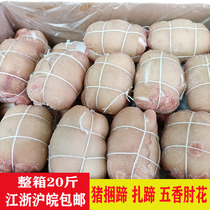 Frozen fresh pork pig trotters hoofs hoofs elbows elbows stewed vegetables store special 20 catties 26 or so