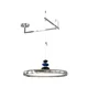 Minimalist 2025 New Model Swing Arm Chandelier Restaurant Light Full Spectrum High Cri Mid-Century Bauhaus Flying Saucer Bar Counter Lighting