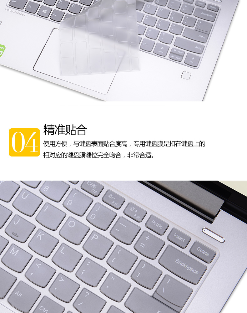 Lần so với màng bảo vệ bàn phím máy tính xách tay pha lê phù hợp cho Lenovo 7000 nhỏ hợp thời trang 13 inch bàn phím máy tính xách tay màng 15,6 13,3 710S inch thủy triều 5000 phim Air14 bao gồm 15 mới pad máy tính nhỏ - Phụ kiện máy tính xách tay túi đựng máy tính