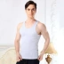 Áo vest nam cotton bó sát, áo liền thân có dây thun thể thao 100% cotton thấm hút mồ hôi mùa xuân, hè, thu, đông áo ba lỗ Lót