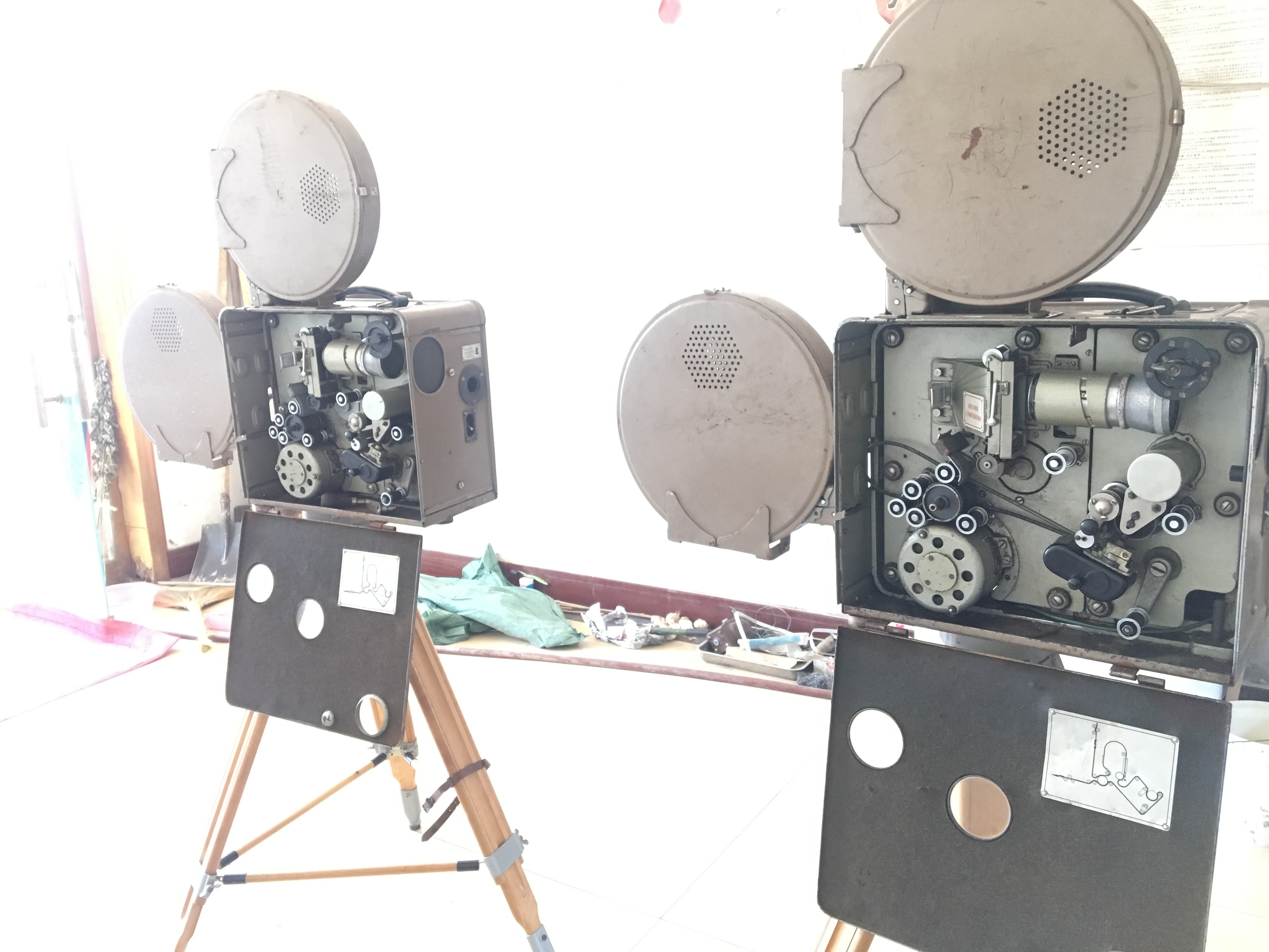 35mm Nanjing Old May Fourth Film Projector Artwork Collectibles