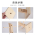 Kính gỗ rắn khung mắt hiển thị khung gốc gỗ thông kính mát khung hiển thị khung mắt - Kính khung kính nam thời trang Kính khung