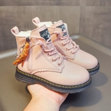 Martens, детские демисезонные универсальные короткие сапоги подходит для мужчин и женщин, модные ботинки для мальчиков, коллекция 2021