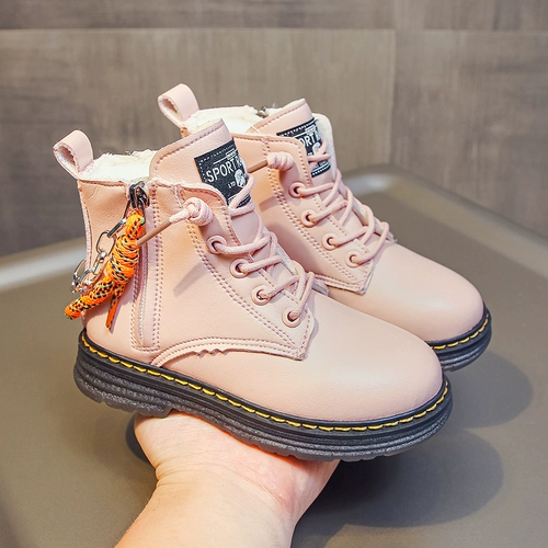 Martens, детские демисезонные универсальные короткие сапоги подходит для мужчин и женщин, модные ботинки для мальчиков, коллекция 2021