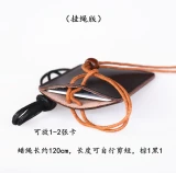 Картхолдер, ремешок, чехол для проездного, мультяшный кожаный бейджик, из натуральной кожи