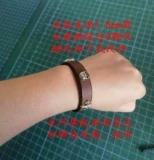 Кожаный браслет ручной работы для влюбленных, из натуральной кожи, в стиле панк, подарок на день рождения