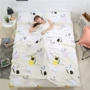 Du lịch bẩn túi ngủ dành cho người lớn tấm xách tay khách sạn trong nhà bẩn quilt cover cotton du lịch ngoài trời duy nhất đôi túi ngủ mua túi ngủ