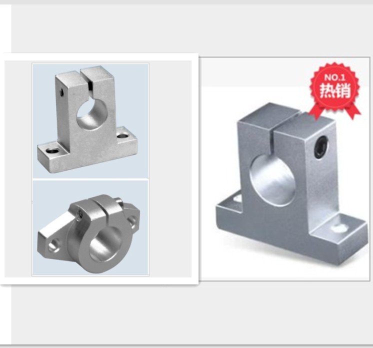 Optical axis horizontal bearing base SK15 SHF15 optical axis base optical axis fixed seat diamond bearing seat bracket