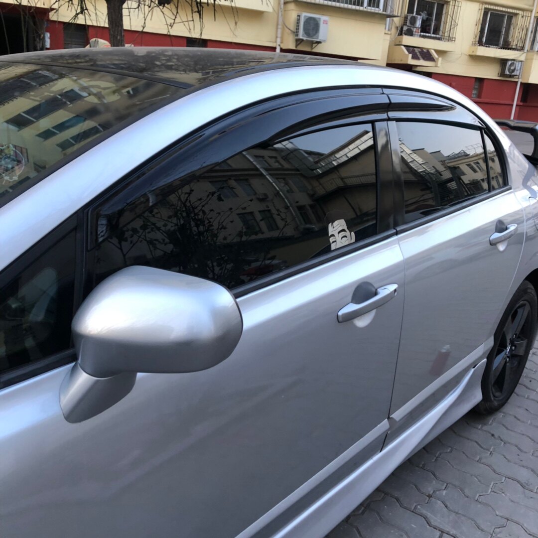 Suitable for the eight generation Siyuan sunny and rain cover Thickened Original Factory with 06-11 CIVIC injection moulding unlimited Rain eyebrows