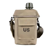 Тактическая сумка через плечо, подтяжки, вместительный и большой альпинистский чайник подходит для пеших прогулок для воды, в американском стиле