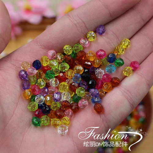 Акриловые прозрачные бусины, браслет из бисера ручной работы, штора, 6mm, 32, DIY