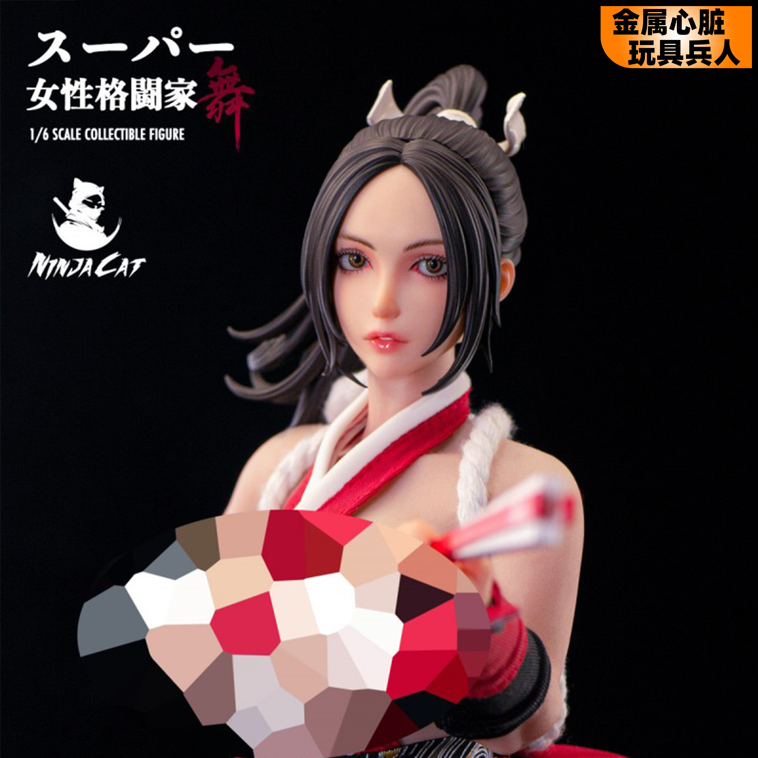 Ninja Cat N001 1/6 不知火舞 ホットトイズ系 Ninja Cat N001 1