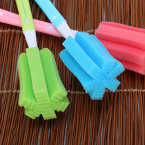 Long handle Cup brush thermos cup sponge cleaning and washing Cup rinse 360 degree rotating adjustable telescopic glass bottle brush