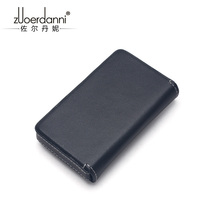  Leather large-capacity business card holder female card bag card bag custom card bag thin card holder portable small name card bag tide