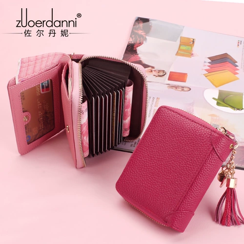 Кожаный бумажник, короткая сумка через плечо, универсальный картхолдер с молнией, кошелек, воловья кожа