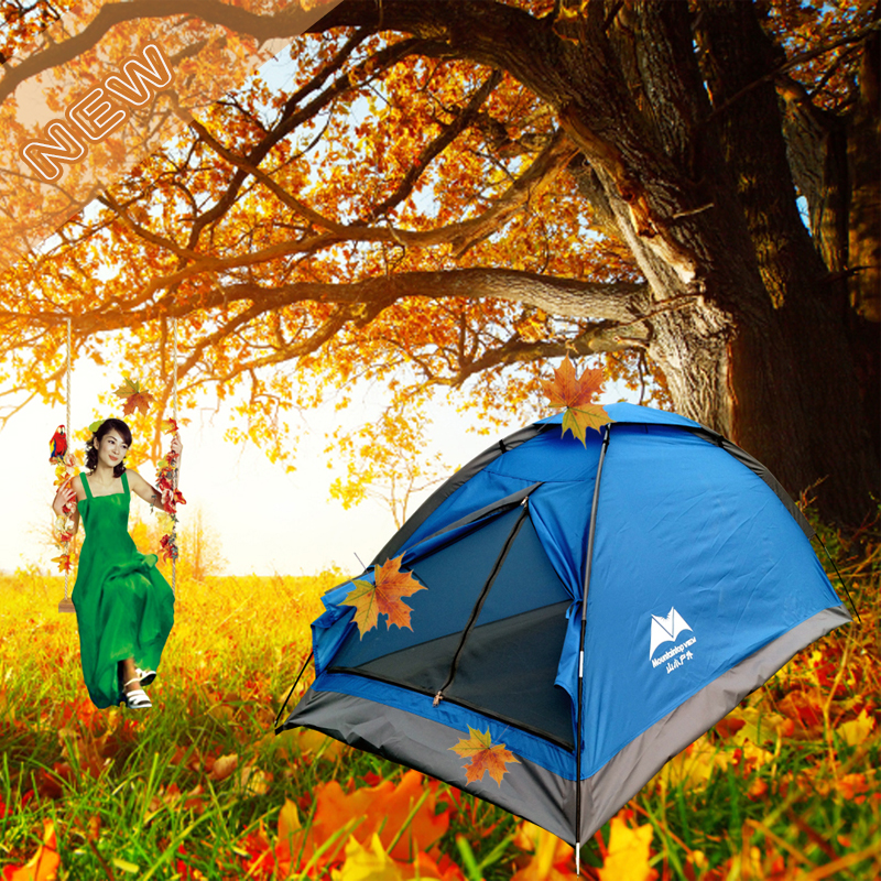 Outdoor single person riding Hiking tent Fishing fishing Portable ultra-light tent Indoor speed ride