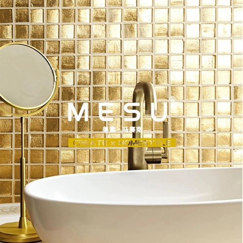 Стеклянная мозаика на стену, современный и минималистичный бассейн