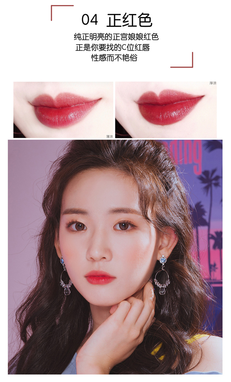Sơn môi tạo tác môi dòng bút nữ hook line lip pen loại son môi dòng cọ đôi sử dụng hai đầu bút chì môi - Bút chì môi / môi lót 	son bút chì mamonde màu 10