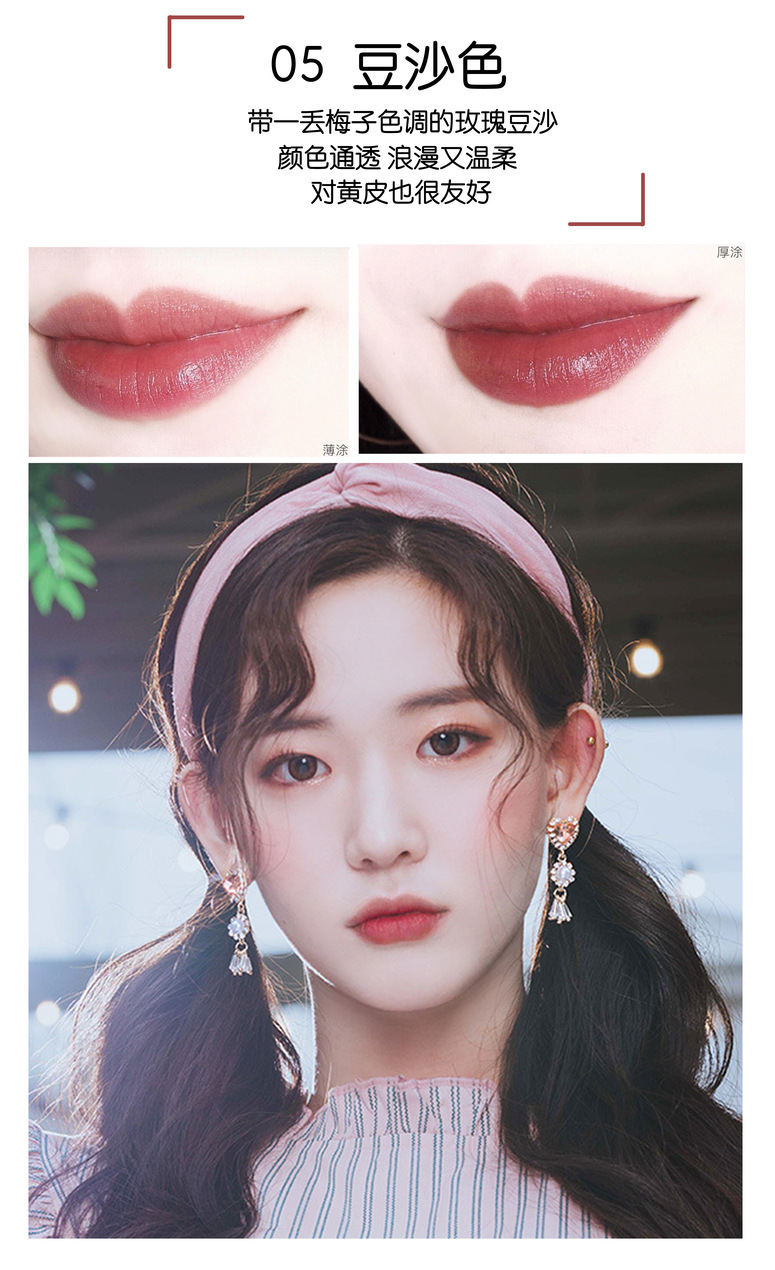 Sơn môi tạo tác môi dòng bút nữ hook line lip pen loại son môi dòng cọ đôi sử dụng hai đầu bút chì môi - Bút chì môi / môi lót 	son bút chì mamonde màu 10