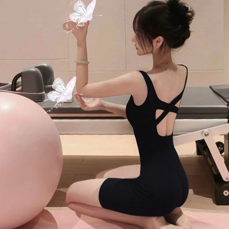 New Pilates Training Clothes 2026 Yoga Clothes Set One-Piece Fitness Clothes Sexy Sports Jumpsuit Bodysuit New Pilates Training Clothes 2026 Yoga Clothes Set One-Piece Fitness Clothes Sexy Sports Jumpsuit Bodysuit