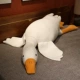 Doudou Velvet Big White Goose [персонализированная модель]