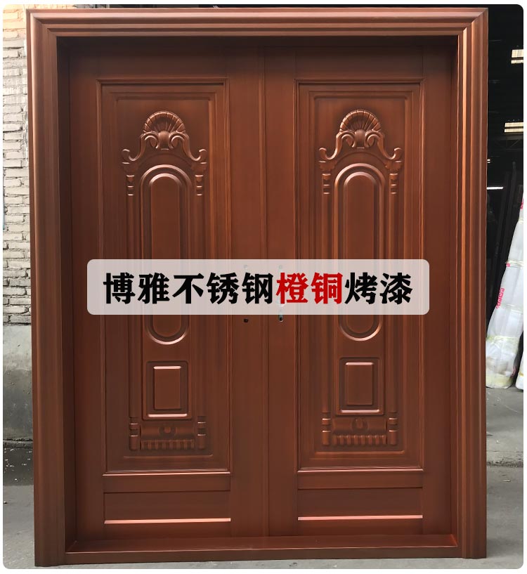 国标不锈钢门入户门防盗门家用进户门农村自建房门别墅大门双开门详情23