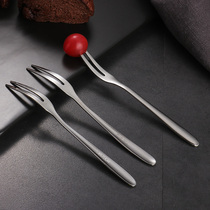 Ou Runzhe 304 Stainless Steel Fruit Fork Set Home European Dessert Fork Creative Cake Fork Fruit Sign