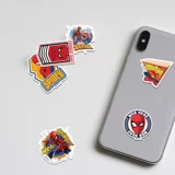 Дисней, светоотражательный чемодан, ноутбук, водонепроницаемая наклейка, наклейки, электромобиль, не оставляет клея