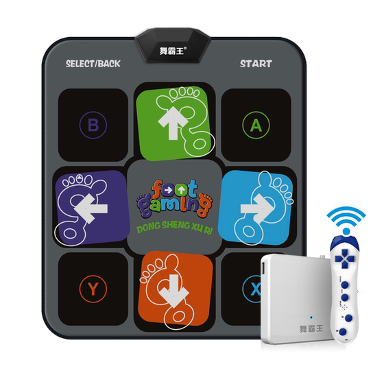 Dance King wireless dance mat for single use and dual use at home