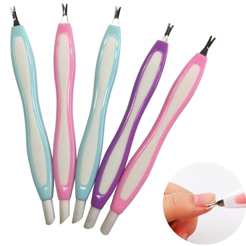 Manicure Tools, Dead Skin Fork, Dead Skin Pusher, Manicure Edge, Dead Skin Cuticle Barbs, Two-In-One Multi-Purpose Manicure Tool