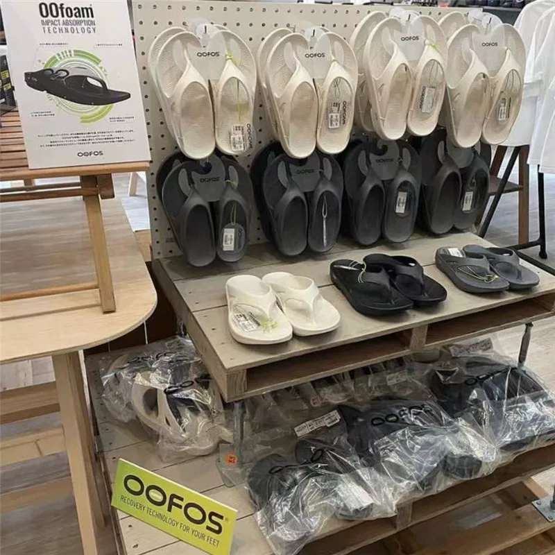 Футболка для восстановления для мужчин Oofos обувь толстая подошва массаж амортизация спортивная поддержка сланцы после игры восстанавление обувь женские тапочки