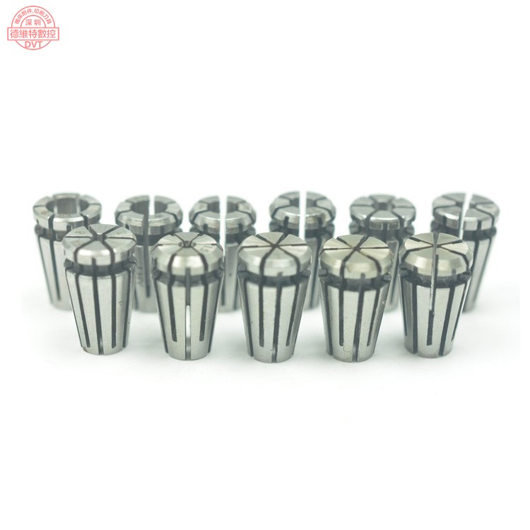 Numerical control machine ER clamping head precision jacket ER8 elastic cylinder clip ER8 cylinder clip with small gauge spring hairpin