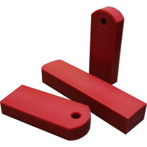 Rubber seal material wholesale red rubber name seal Plastic rubber hand chapter leather flat chapter Red rubber line number stamp material