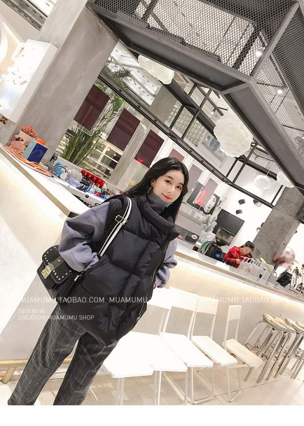 Đặc biệt chống mùa 2018 thu đông tay cotton cotton vest nữ ngắn cotton áo rộng size vest nữ dày vest áo kiểu nữ