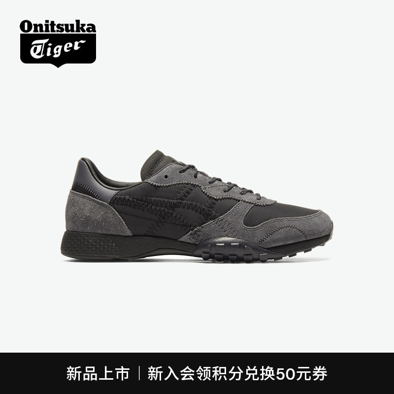 [New Product] Onitsuka Tiger Traspike Black Fashionable Sports and Casual Shoes for Men and Women