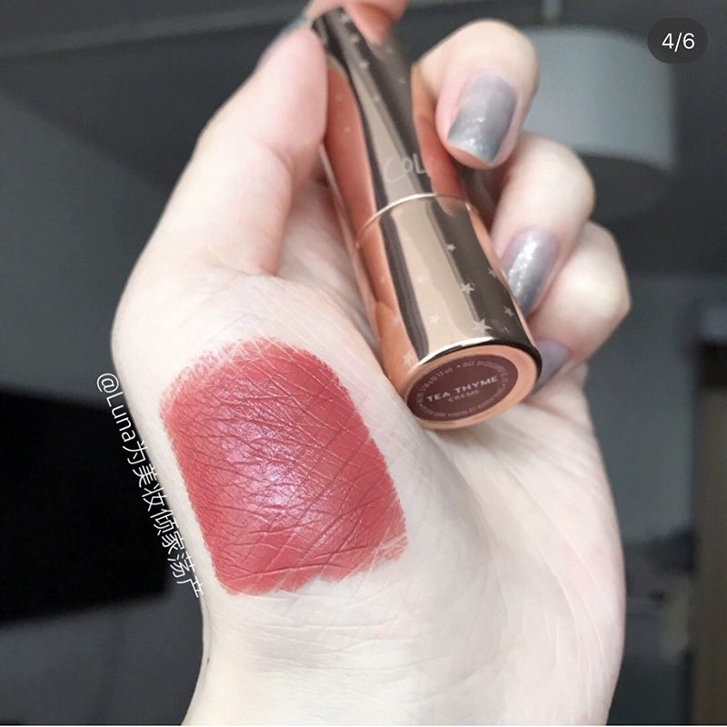Tea Thyme Spot Colourpop Karaoke Bubble Lux Star Lipstick Son môi mùa xuân cuộn mùa xuân - Son môi