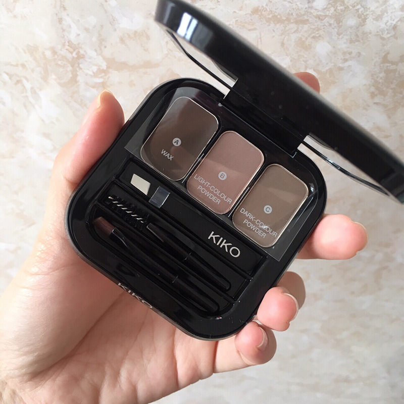 KIKO's new three-color eyebrow powder eyebrow cream set EYEBROW EXPERT with tools waterproof beginners