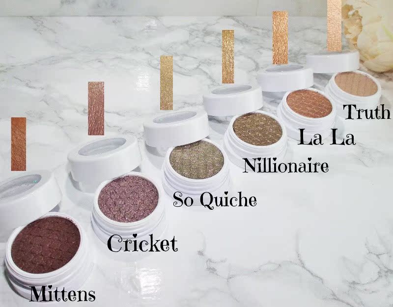 Tại chỗ Hoa Kỳ Colourpop 6 màu phấn mắt được thiết lập Sau giờ DGAF phấn mắt odbo
