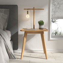 Triple Sheen Bed Head Cabinet White Oak Wood Day Style Modern Minimalist Home Sofa Black Walnuts Solid Wood Corner A Few Balconies a few D4