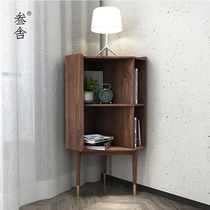Triple-house multifunctional wall corner cabinet modern minimalist solid wood living room Triangular Dining Corner corner cabinet Bedroom Bedroom D4