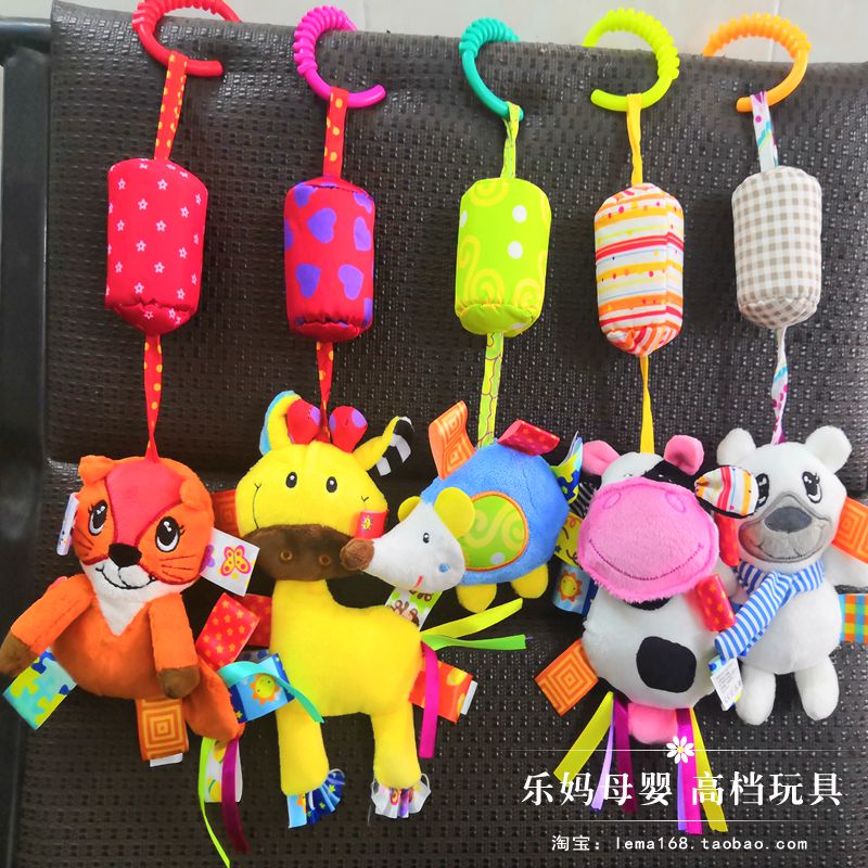 Ou * US counter J home newborn baby wind chimes baby stroller hanging bed head baby plush toy