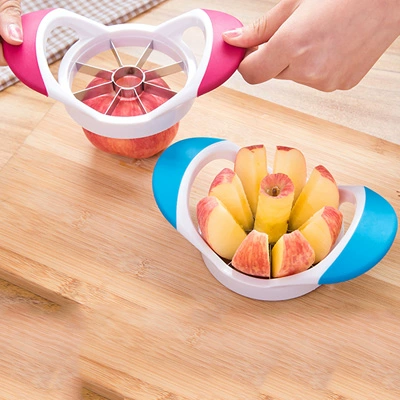 Lớn táo cắt dày sáng tạo nhà cửa hàng bách hóa thép không gỉ táo cắt trái cây corer trái cây - Thiết bị sân khấu