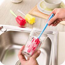 Long handle strong decontamination cup brush cup sponge brush cleaning brush glass bottle brush kitchen cleaning supplies helper