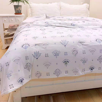 80 fine knitted fabric cold sense summer quilted by summer thin by double air conditioning Quilt Single Dormitory Summer Cool Quilt