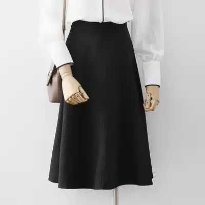 Skirt Women 2021 Spring and Autumn New Medium and Long Edition Skirt Korean version of high waisted umbrella skirt thin temperament A- line dress