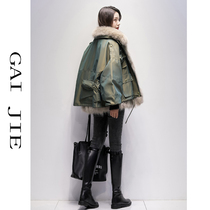 Parker clothing womens short 2020 winter new Korean fashion young raccoon hair liner womens fur coat