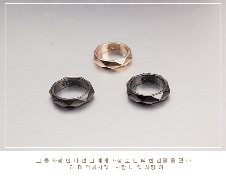 Quan chức nhẫn EXO mới với trang sức nhẫn tương tự xung quanh nhẫn EXO-L RING Bo Xian Shi Xun Chan Lie nhẫn doji