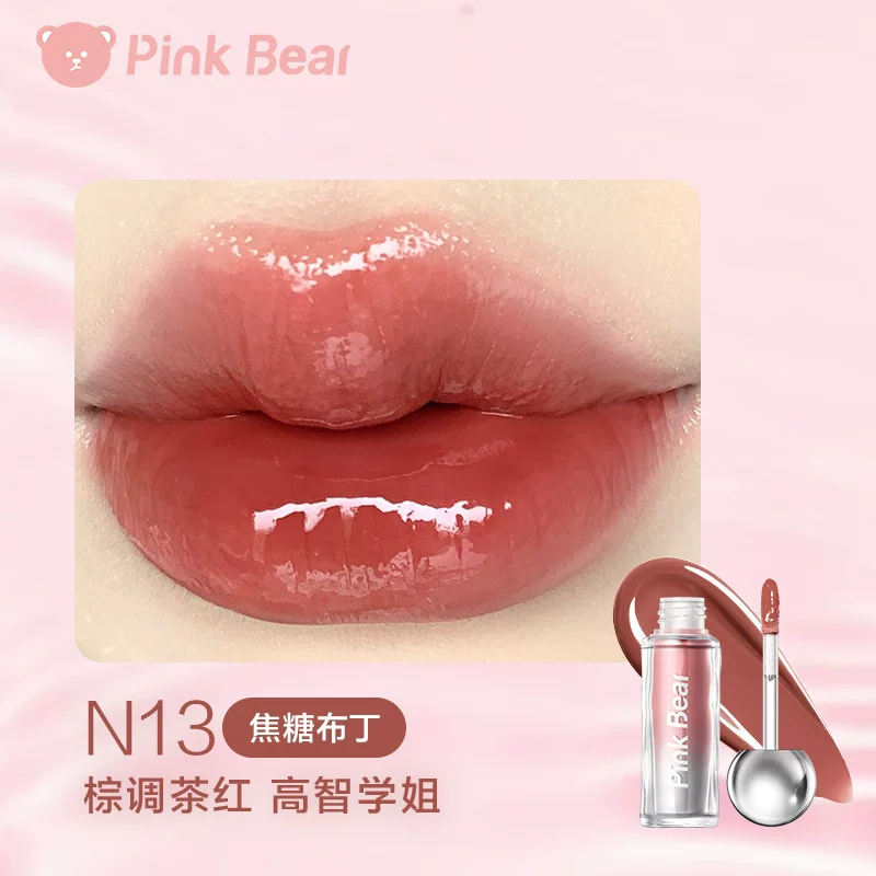 Палетка теней для век Pinkbear Butter Bear Comprehensive Seven Color Co-branded Soft Bread